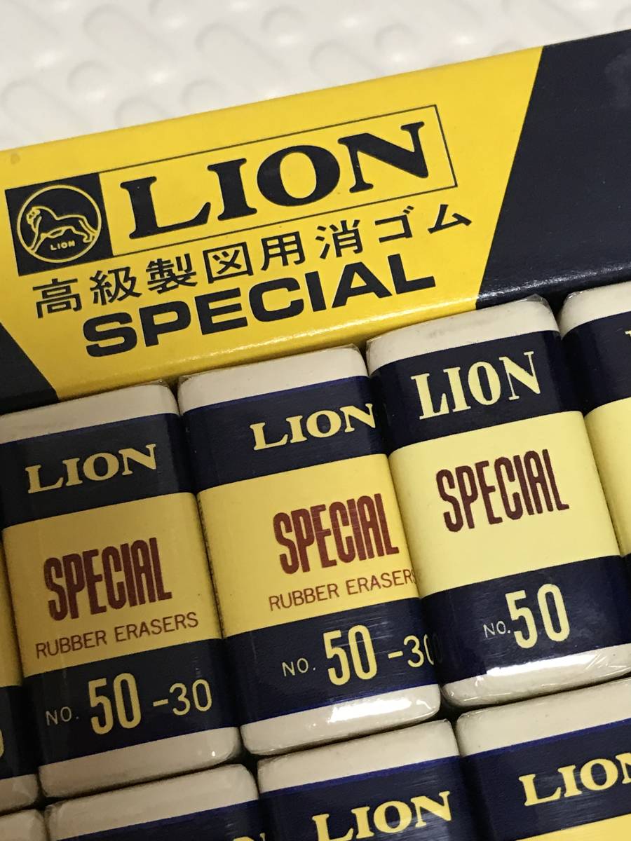 274) LION SPECIAL RUBBER ERASER 高級製図用消ゴム　30コ入_画像4