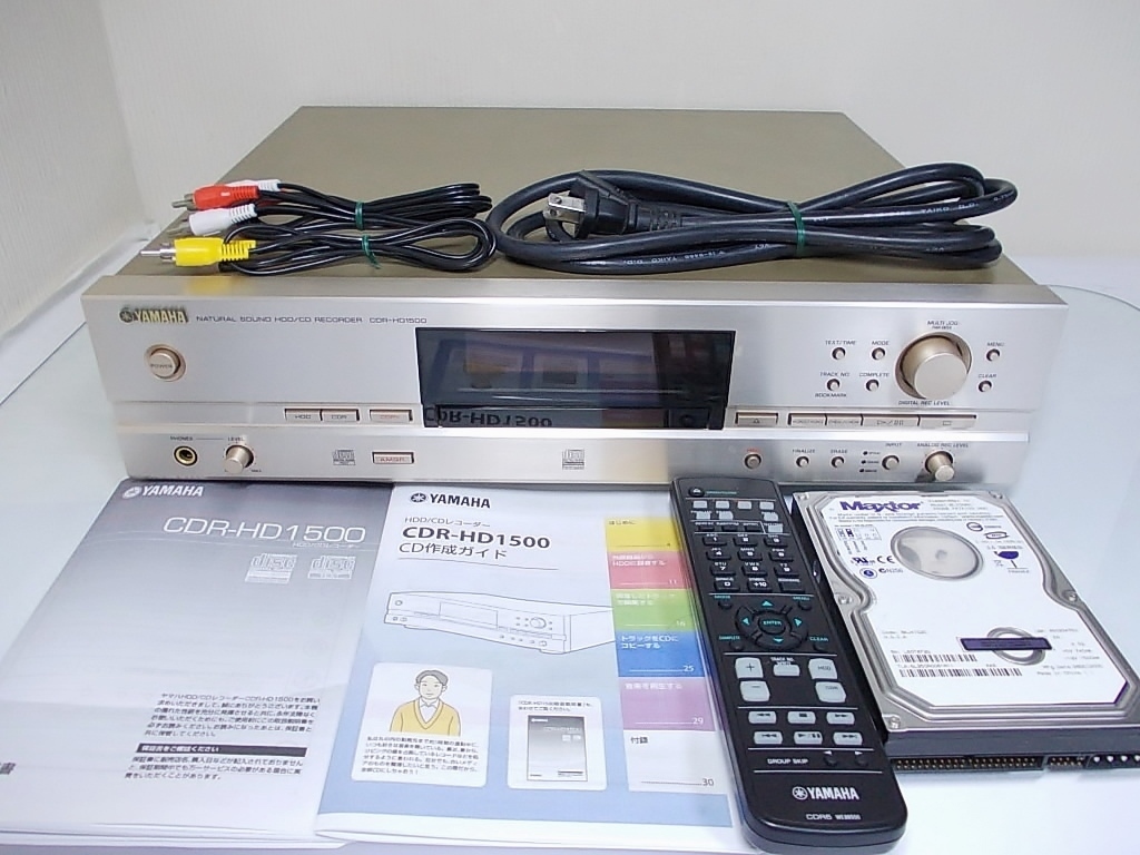Yahoo!オークション - YAMAHA CDR-HD1500 高音質HDD-CD Yahoo!オークション - YAMAHA CDR-HD1500 高音質HDD-CD