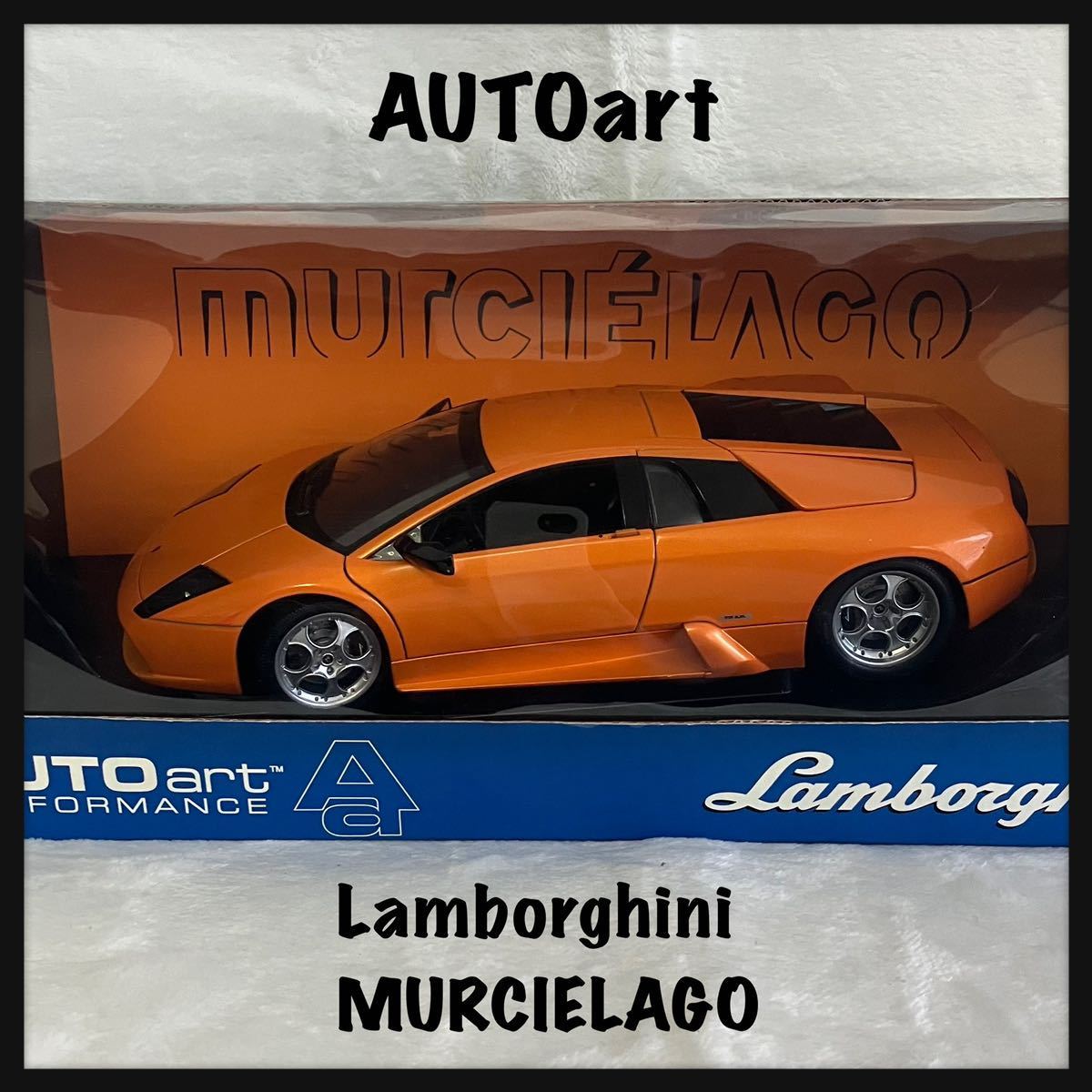 高級感 【希少】AUTOart オレンジ MURCIELAGO Lamborghini