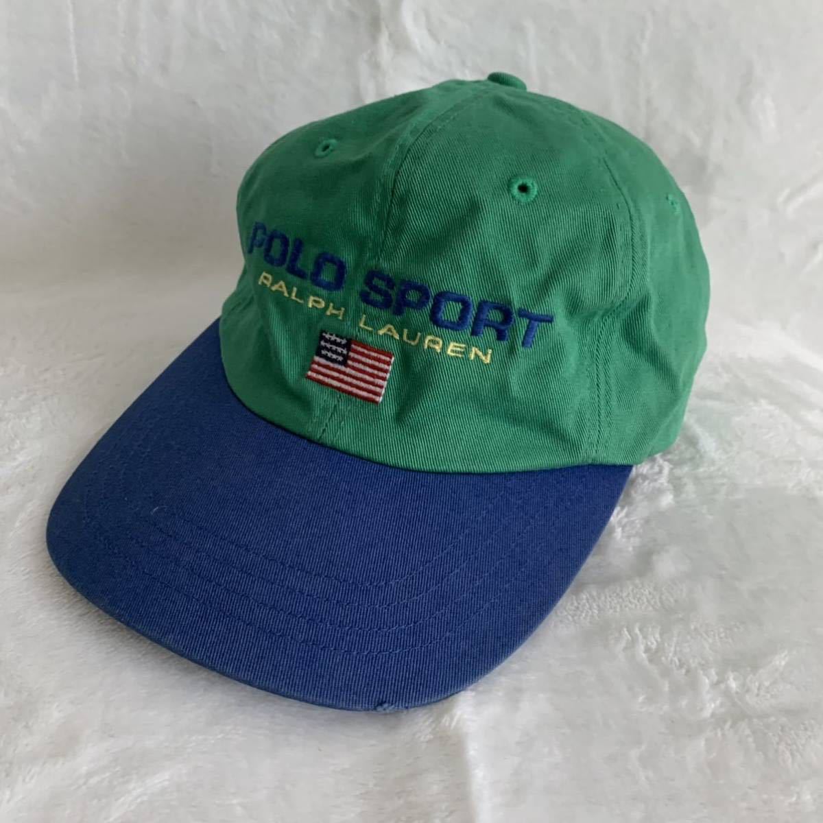 90s ラルフローレン POLO SPORT キャップ vintage-