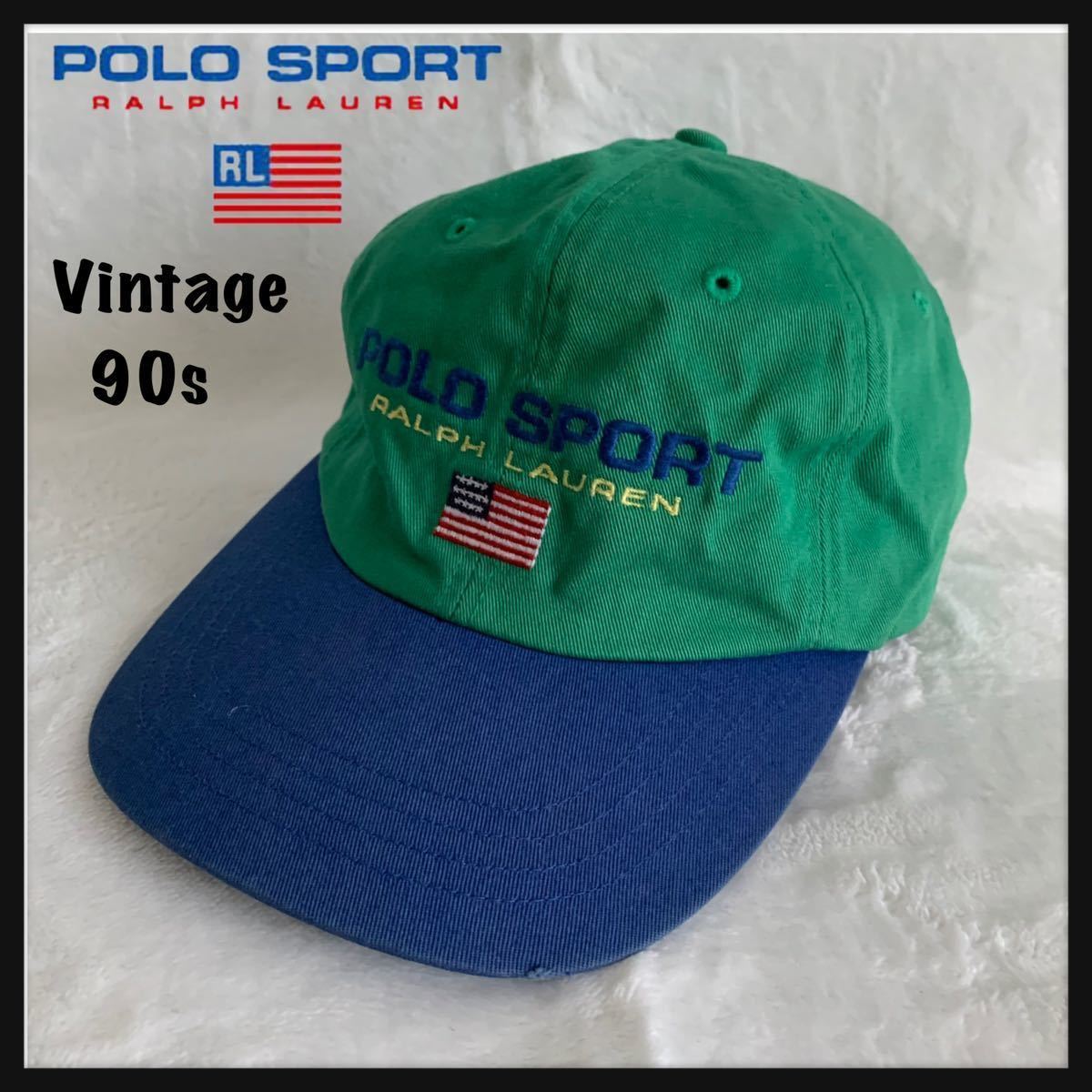 POLO SPORTポロスポーツ ラルフローレン キャップ90s vintage