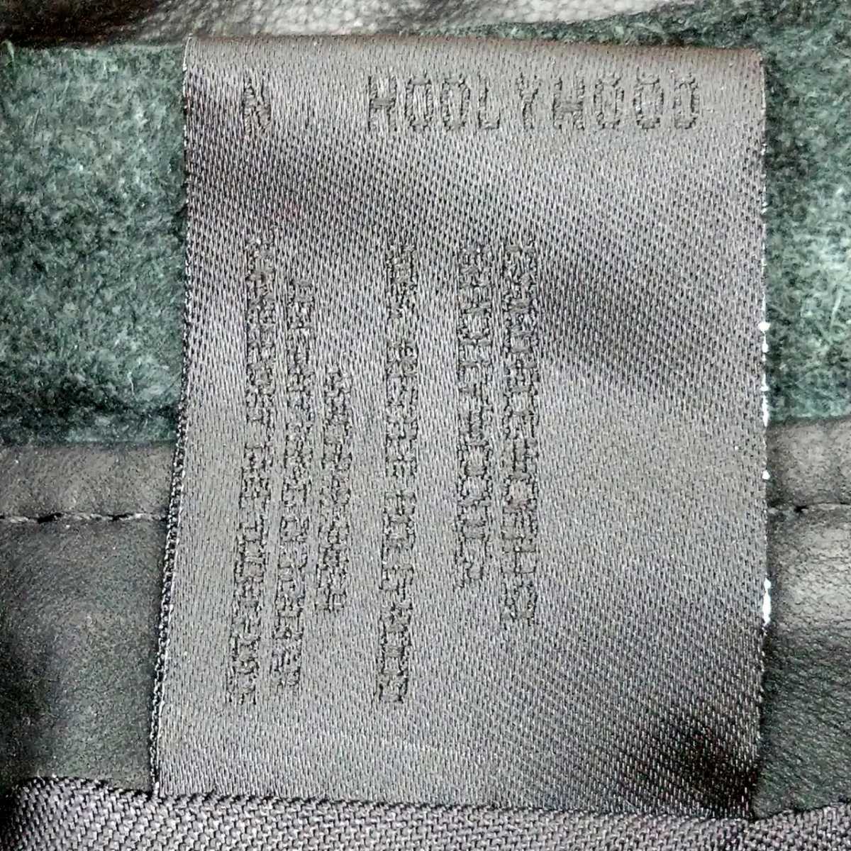 N.HOOLYWOOD Nハリ レザーライダース ライダース シングル 黒 ツヤ消し