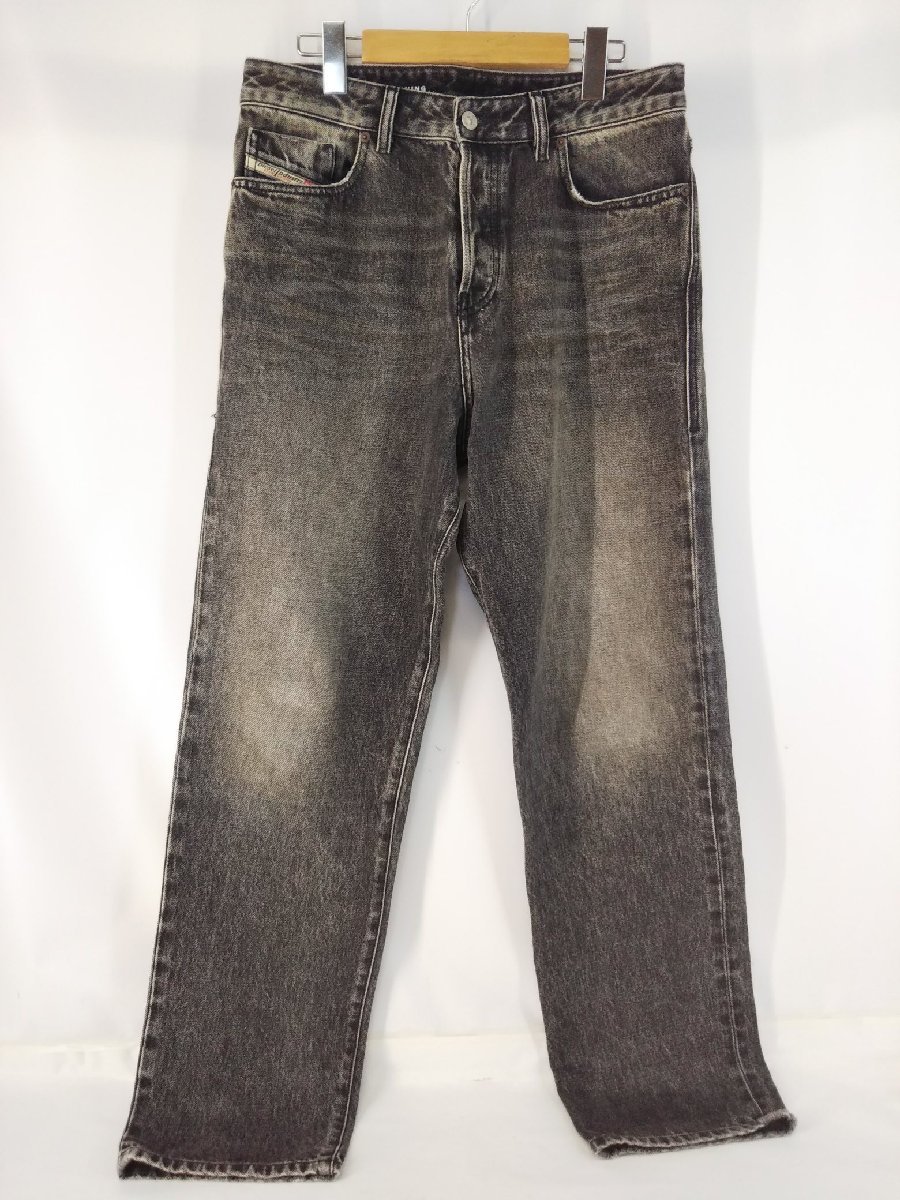 【現金特価】 DIESEL ディーゼル レギュラーフィット ハイウエスト ロングレッグ パンツ ブラックデニム 1955-FS 2022SSモデル W32 【現金特価】 DIESEL ディーゼル レギュラーフィット ハイウエスト ロングレッグ パンツ ブラックデニム 1955-FS 2022SSモデル W32