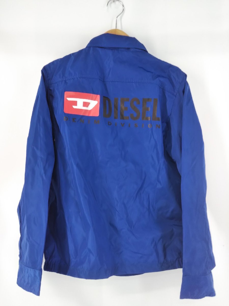 DIESEL ディーゼル　ナイロンコーチジャケット　デカロゴ　ブルー系_画像2