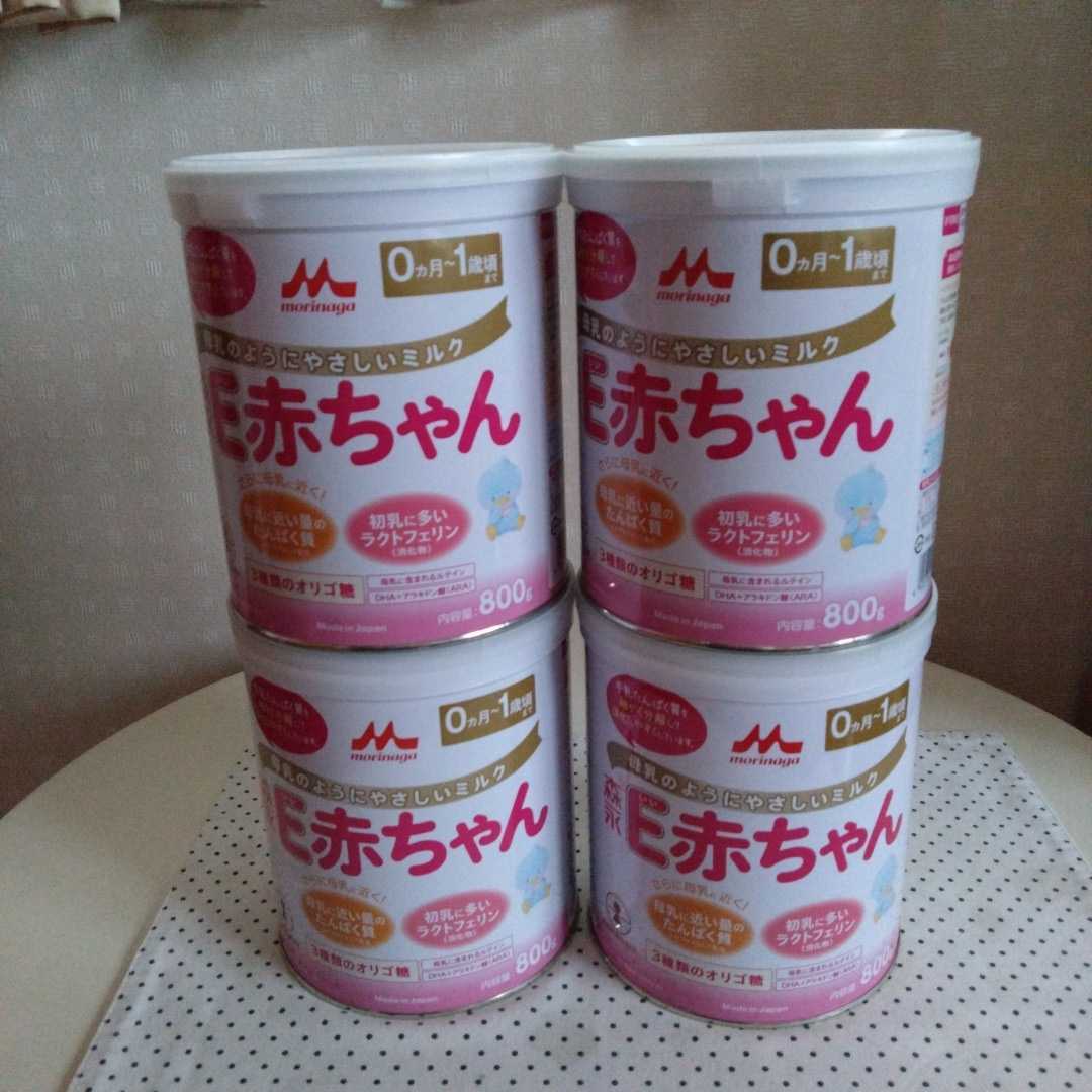 森永E赤ちゃん 粉ミルク 大缶800g×4 森永 E赤ちゃん 授乳、食事用品