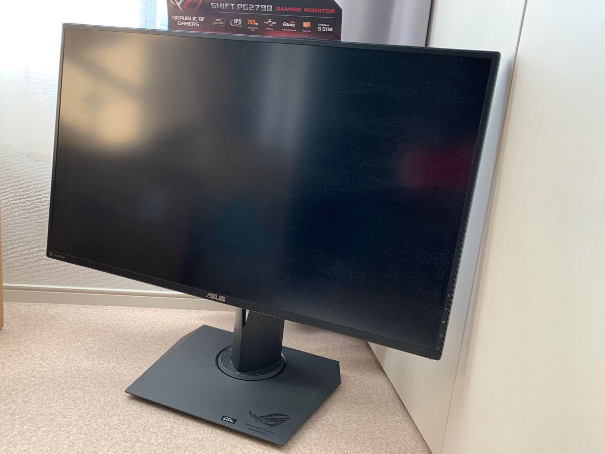 ASUS ROG Swift PG279Q ゲーミングモニター 中古｜PayPayフリマ