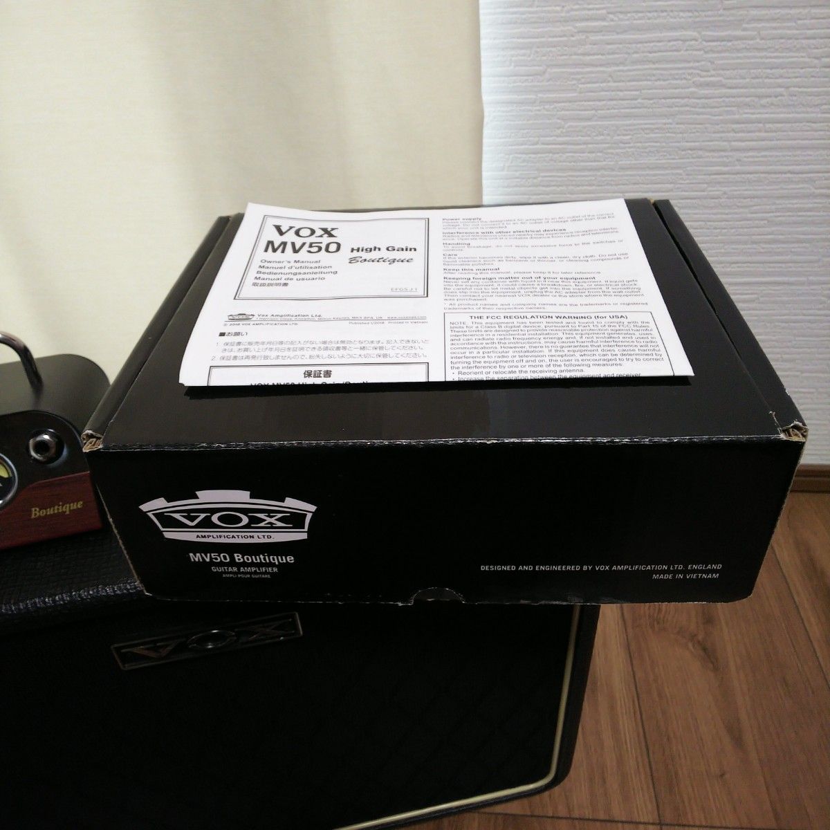 アンプ キャビネット VOX MV50 BOUTIQUE V110NT ヘッドアンプ ギター 楽器