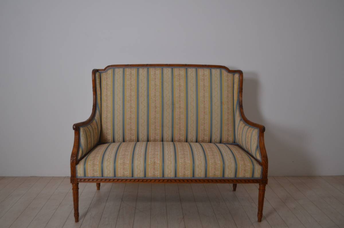  France antique double sofa 