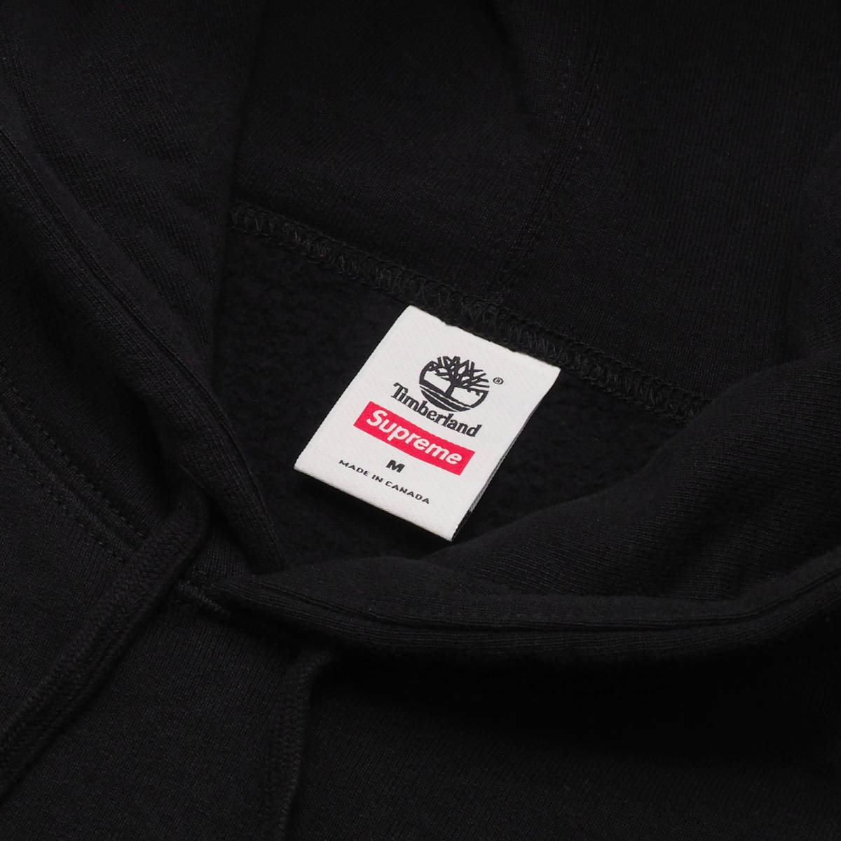 Supreme/Timberland Hooded Sweatshirt　黒M　シュプリーム/ティンバーランド フーデッド スウェットシャツ　2021FW　　_画像3