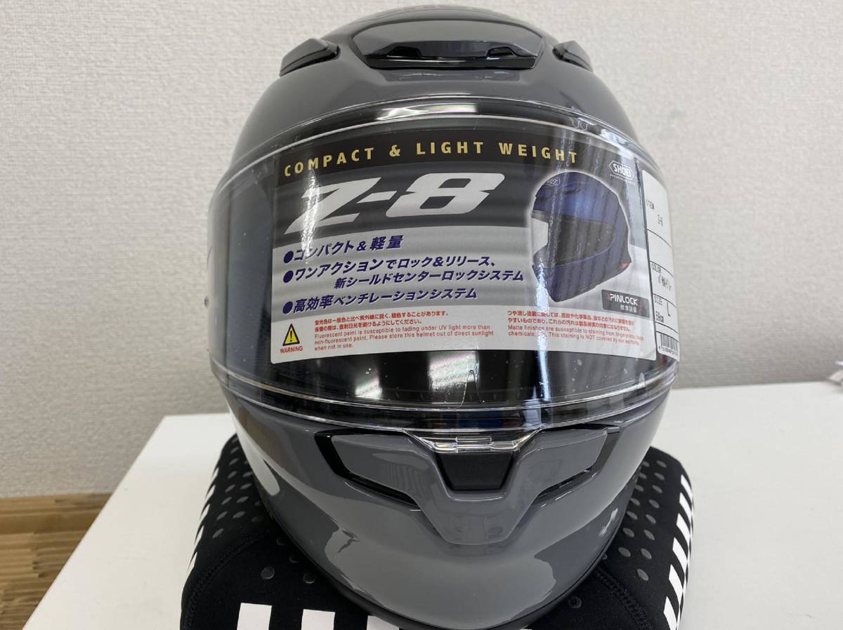 新品未使用shoei Z-8 ゼット-エイト バサルトグレー サイズL 新品未使用shoei Z-8 ゼット-エイト バサルトグレー サイズL