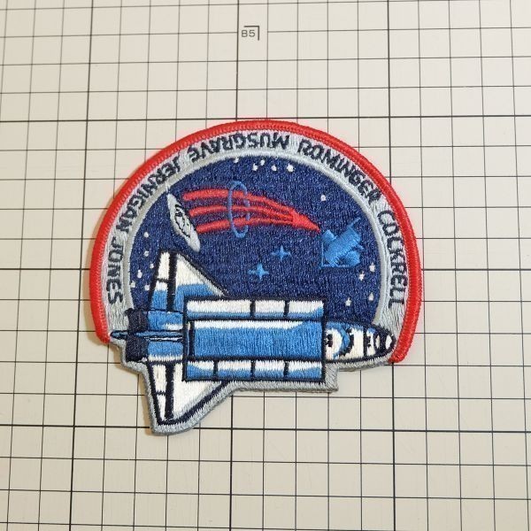 BG116 NASA スペースシャトル コロンビア ワッペン ロゴ エンブレム ミッション STS-80 ROMINGER COCKRELL MUSGRAVE JERNIGAN JONES_画像3