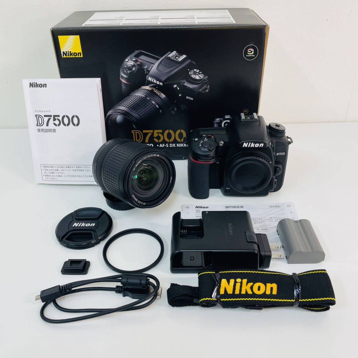 美品 動作良好 Nikon D7500 18-140 VR キット シャッター回数3600回 i11059 　　100サイズ発送