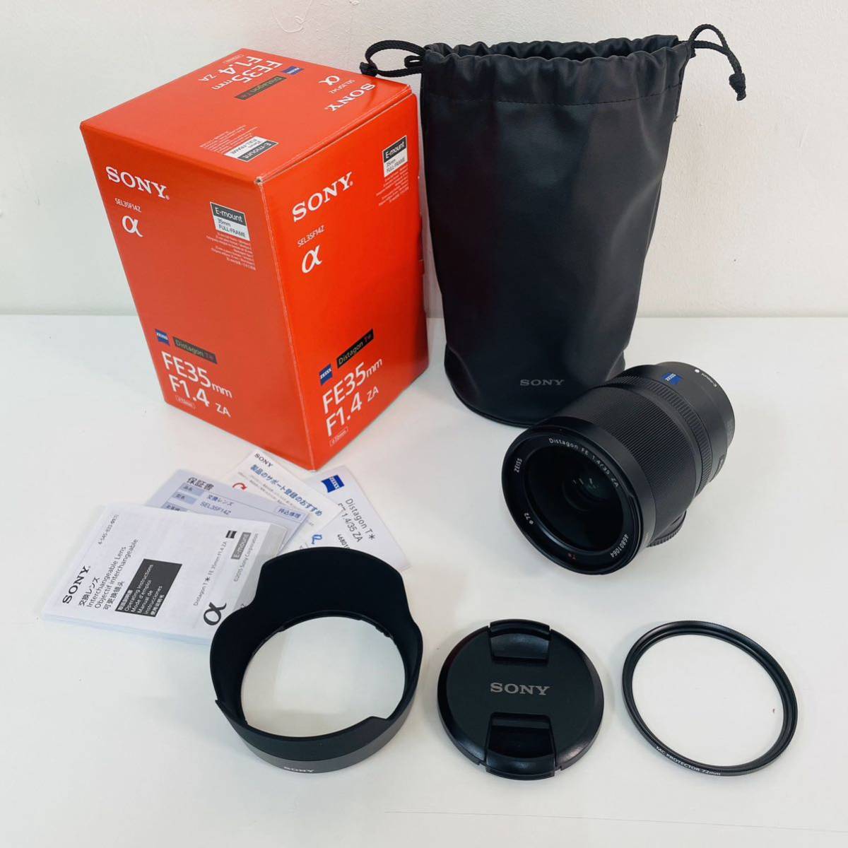 美品　動作良好　Distagon T* FE 35mm F1.4 ZA SEL35F14Z 　i11061 80サイズ発送