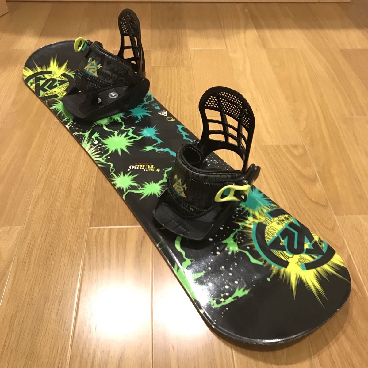 ソール】 K2 ミニターボ 90センチ キッズ用 スノーボード ビンディングセット トしました - cukurovabasketbol.com