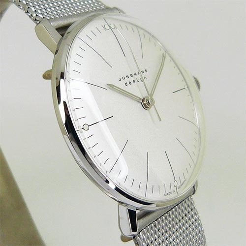  unused goods Junghans [JUNGHANS] 027 3004 44M Max Bill hand wa India 34mm hand winding 