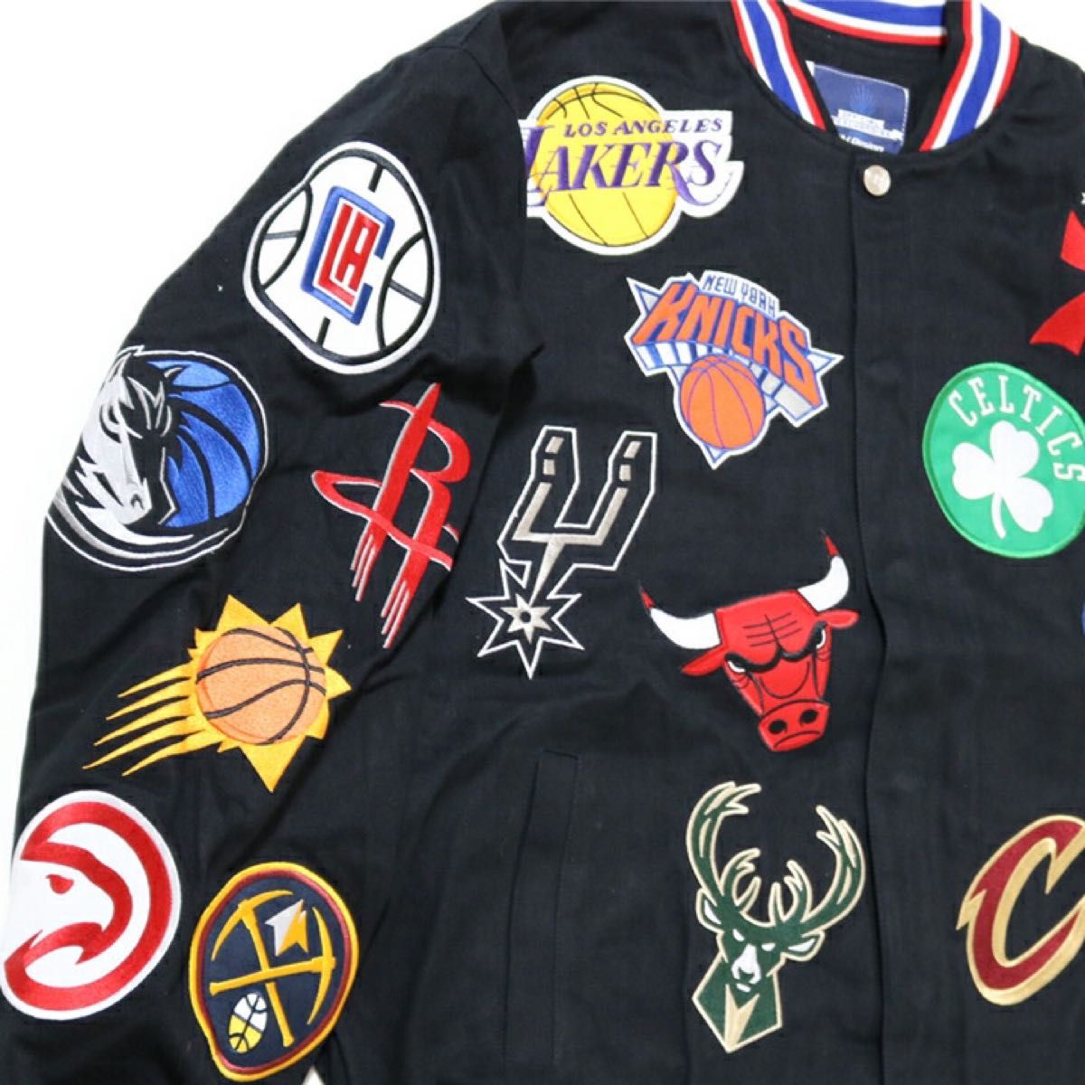 90´s unique NBA オールスターワッペンスタジャン-