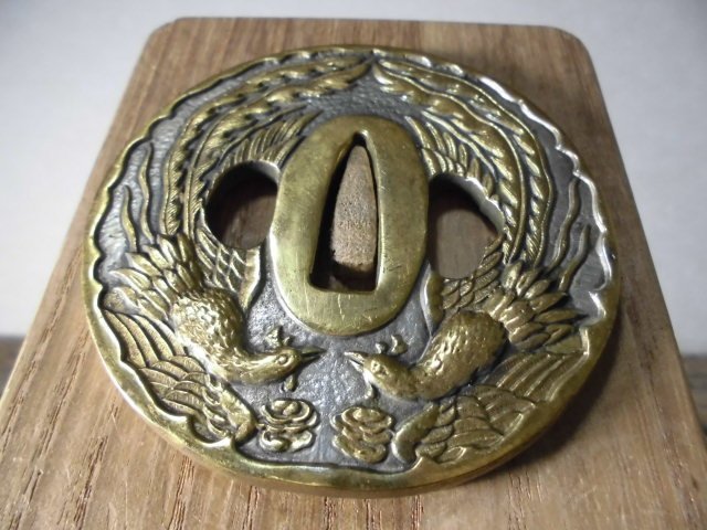 ショッピング販売店 骨董天国日本刀鍔(36・龍鳳凰) 鍔、刀装具 www