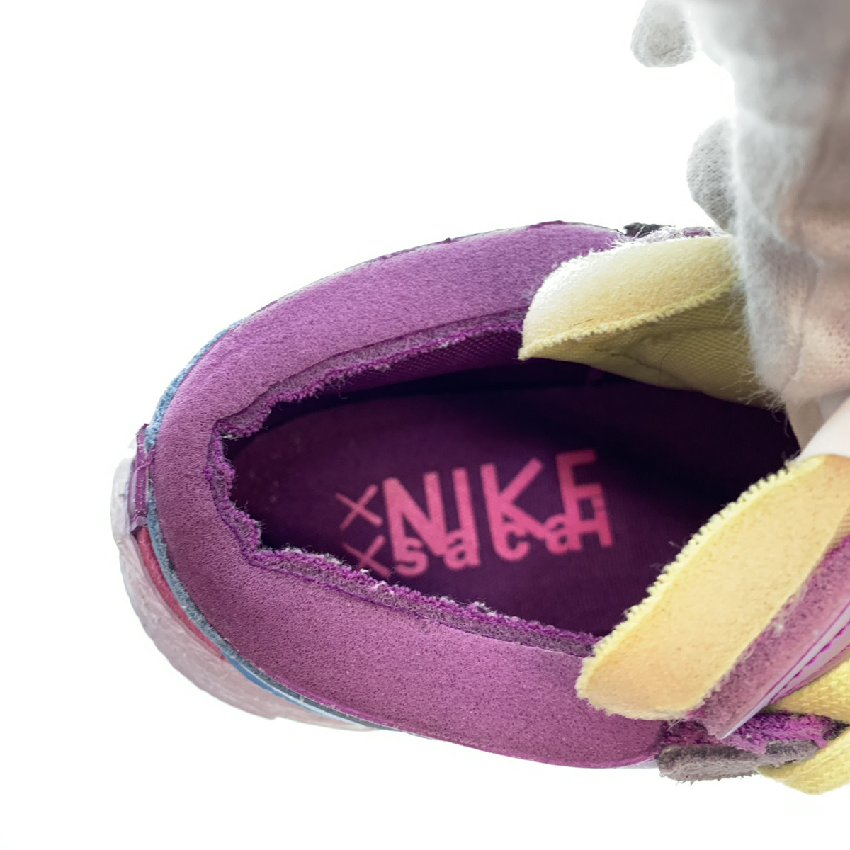 ▲ NIKE × Sacai × KAWS ナイキ サカイ カウズ 21AW BLAZER LOW PURPLE DUSK ブレーザー ロー 104_画像7