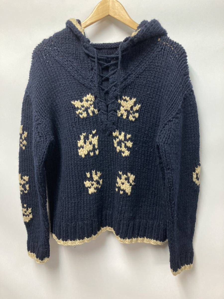 国内正規品 お値下げ♪45rpm カウチンニットwool100