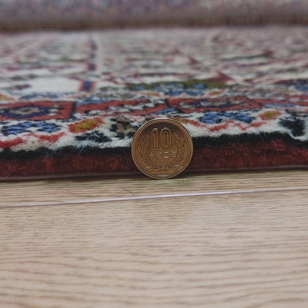 ペルシャ絨毯 手織り 草木染 No.AD443 スィールジャーン産 215 x104 Handmade Persia Carpet Sirjan