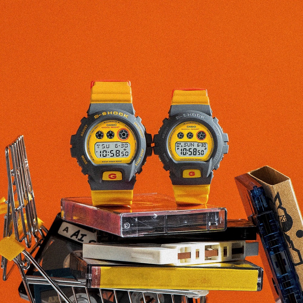 ペアウオッチ カシオCASIO G-SHOCK Gショック ジーショック DW-6900Y-9JF×GMD-S6900Y-9JF【ペアボックス付き】_画像1