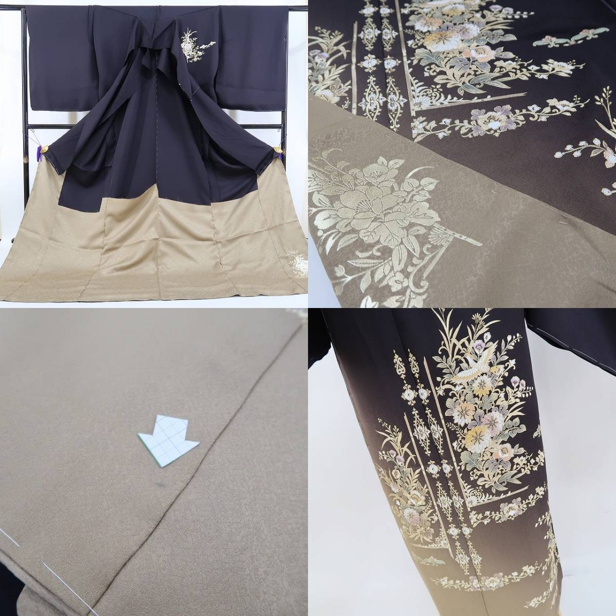 ゆめsaku2 新品 金彩友禅作家 和田光正 落款 八掛付 着物 仮絵羽 ゆめsaku2 新品 金彩友禅作家 和田光正 落款 八掛付 着物 仮絵羽