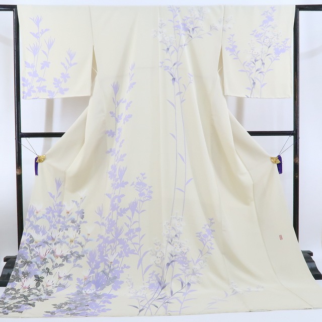 ゆめsaku2 専用出品 新品 十日町友禅 阿部佳雪 落款 着物 仕付け ゆめsaku2 専用出品 新品 十日町友禅 阿部佳雪 落款 着物 仕付け