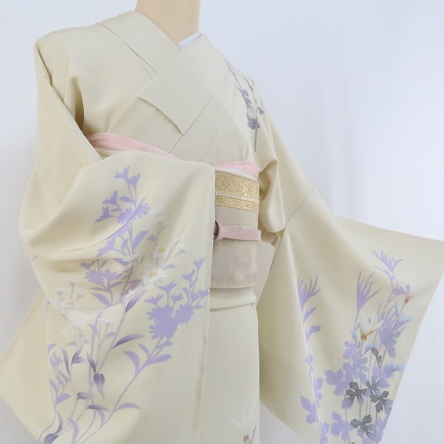 ゆめsaku2 専用出品 新品 十日町友禅 阿部佳雪 落款 着物 仕付け ゆめsaku2 専用出品 新品 十日町友禅 阿部佳雪 落款 着物 仕付け