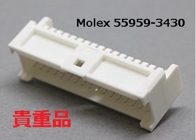 Molex 55959-3430 ヘッダ 34PIN 55個-BOX202-56_画像1