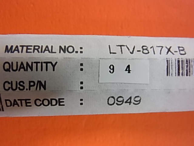 Lite-On　4P DIP型フオトカプラ　LTV-817X-B 10個　 -[管理：BOX101＝DIP部品Ⅰ/94個]_画像3