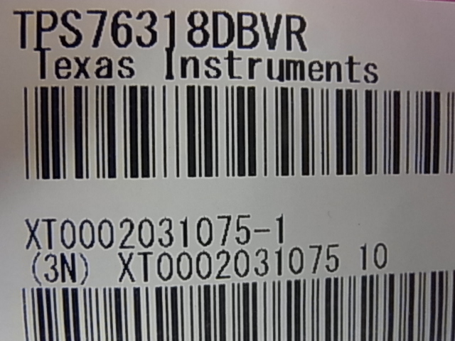 Texas LDO電圧レギュレータ 1.8V/150mA　TPS76318DBVR 5個-[BOX130]_画像2