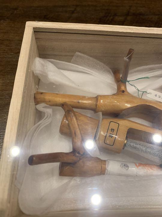 未使用品 竹宗万力 ヘラブナ 竿掛け-