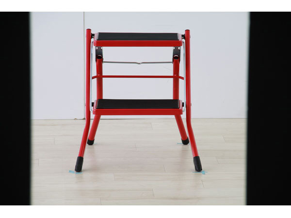  higashi . assistor red W42×D48×H43 PC-334RD stepladder step pcs step‐ladder folding compact carrying light weight Manufacturers direct delivery free shipping 