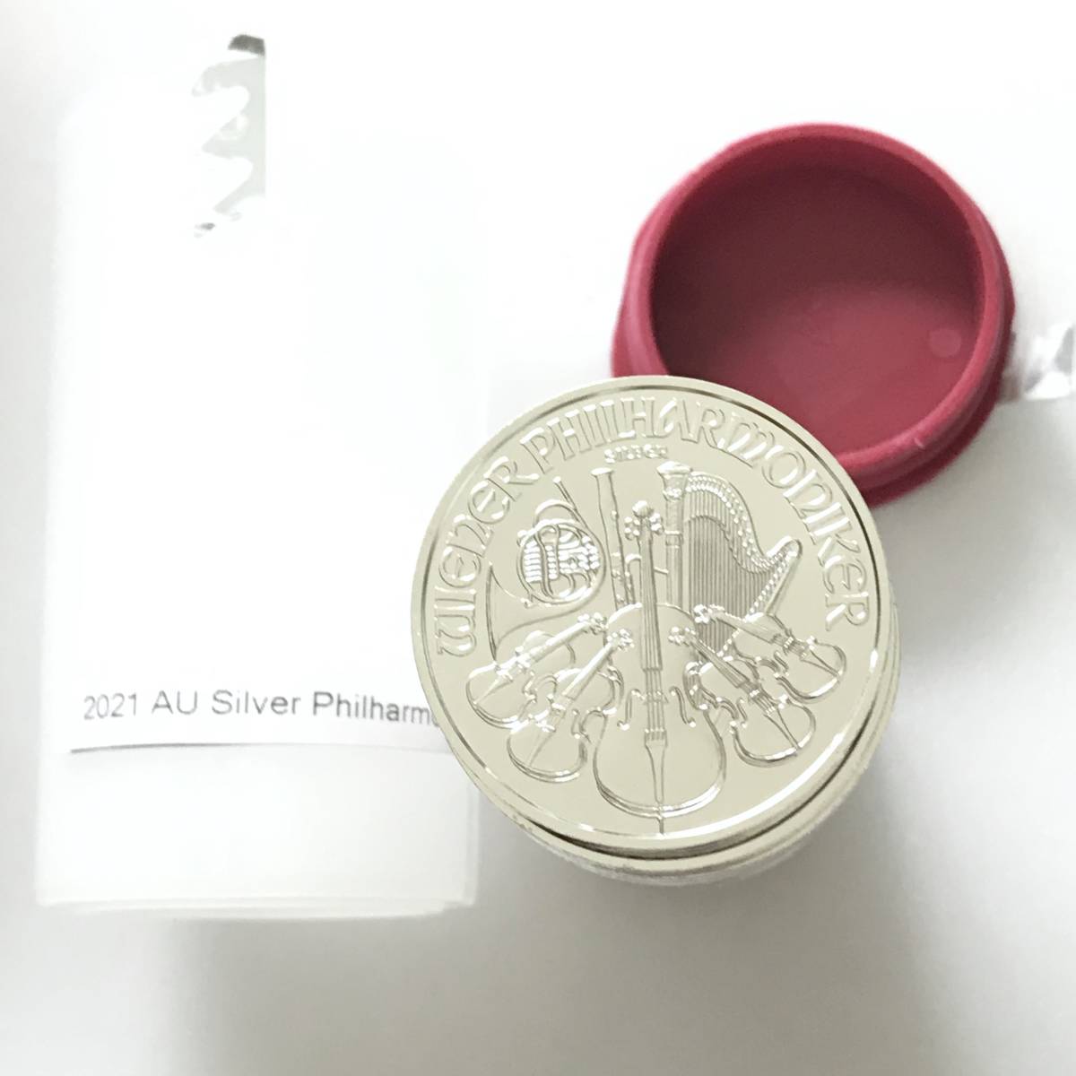 純銀】オーストリア ウィーン銀貨(2021年)5枚セット -1オンス銀貨