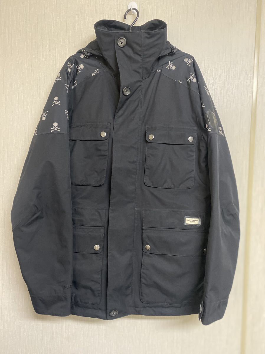 希少　マスターマインドジャパン BURTON コラボジャケット　ブラック　GORE-TEX ベンチレーション　JACKET ゴアテックス