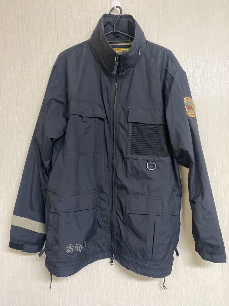 送料無料 18周年記念 ナイロンジャケット STUSSY 90'S ヴィンテージ