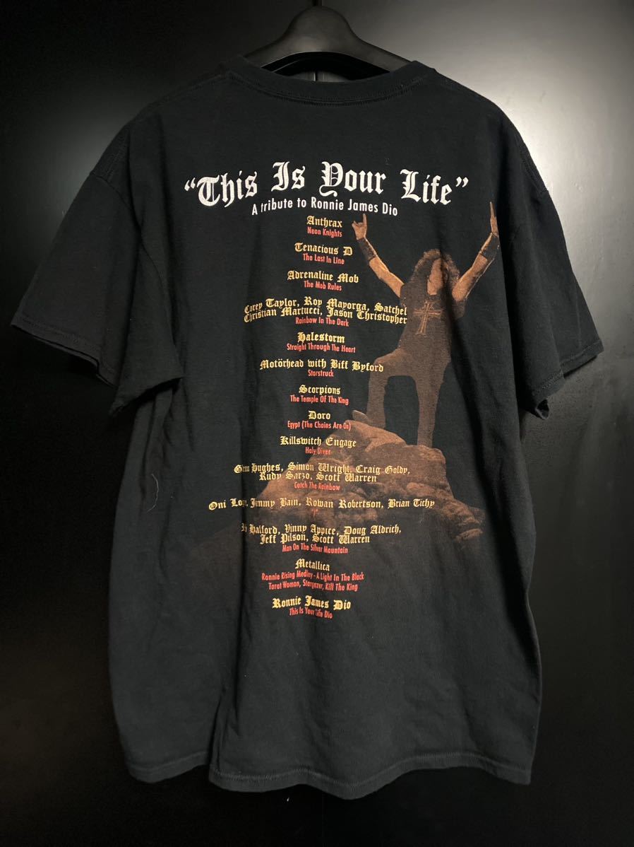 スノーブルー 当時物 DIO Tシャツ ヴィンテージ バンドTシャツ サイズL
