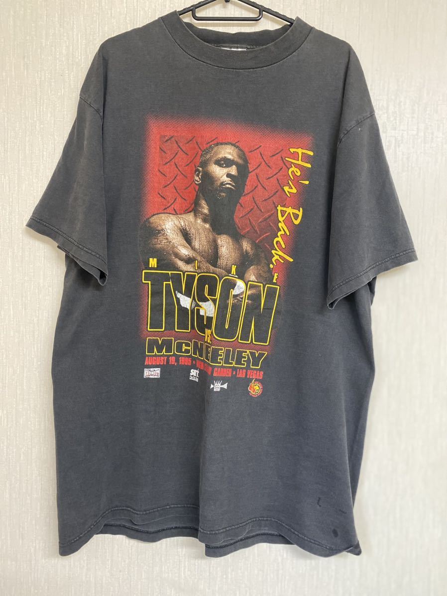 90'S 当時物 MIKE TYSON Tシャツ ヴィンテージ マイクタイソンTシャツ 