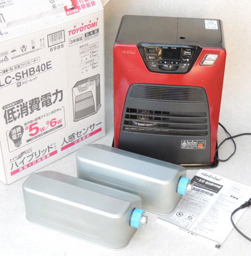 トヨトミ TOYOTOMI LC-SHB40E ハイブリッド石油ファンヒーター-