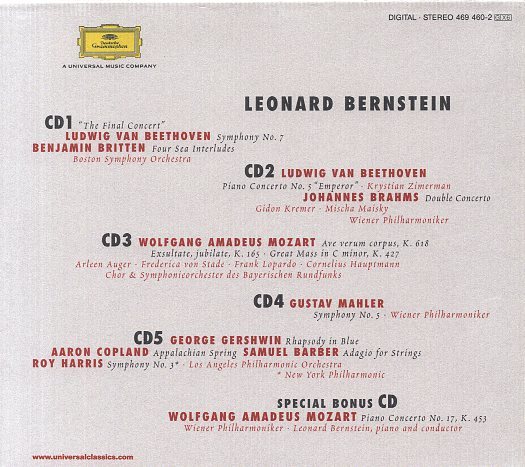 Yahoo!オークション - The Legend Lives On LEONARD BERNSTEIN (6CD)