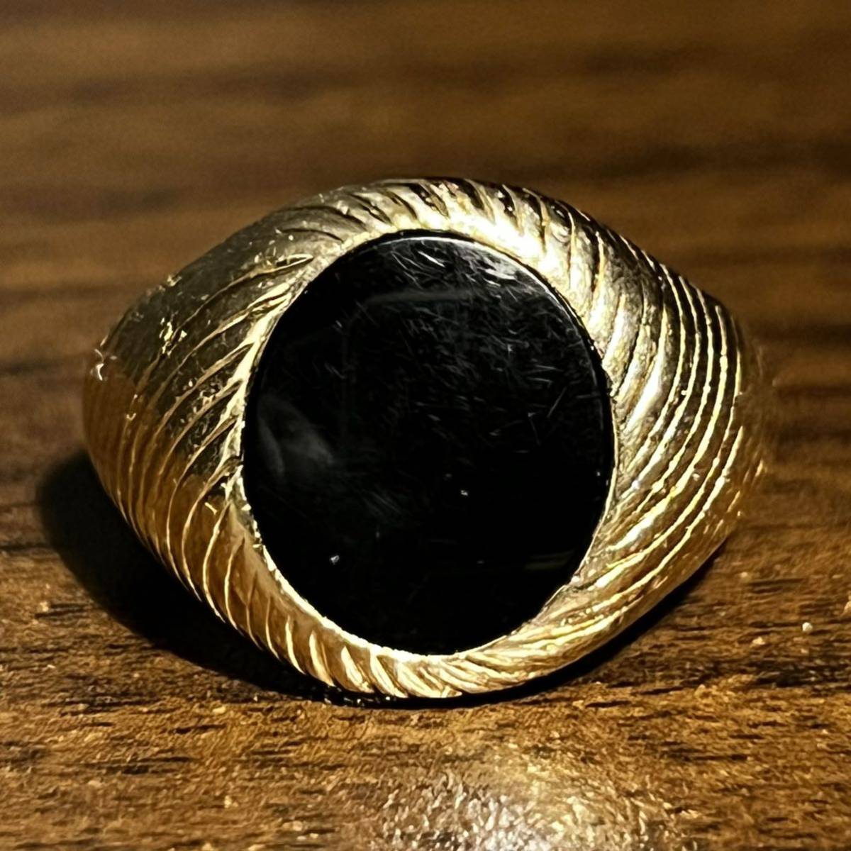 VINTAGE TIFFANY ヴィンテージ ティファニー ブラック オニキス 14K
