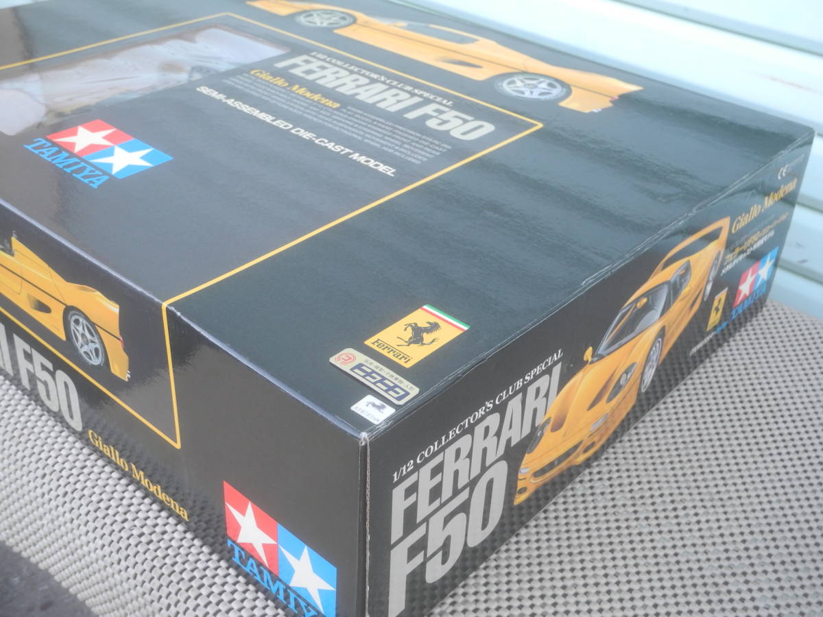 フェラーリ FERRARI F50 YELLOW TAMIYA 1/12 Giallo Modern SEMI-ASSEMBLED DIE-CAST MODEL_画像6