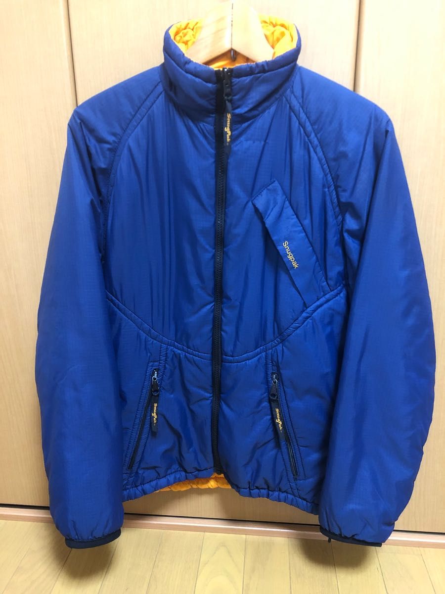 BEAMSビームス別注snugpakスナグパック/青×黄リバーシブル中綿 BEAMSビームス別注snugpakスナグパック/青×黄リバーシブル中綿