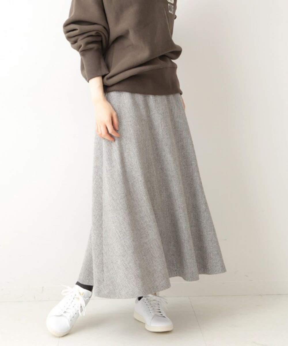 IENA Sustaina Tweed フレアスカート／38 ブラック Yahoo!フリマ（旧）-