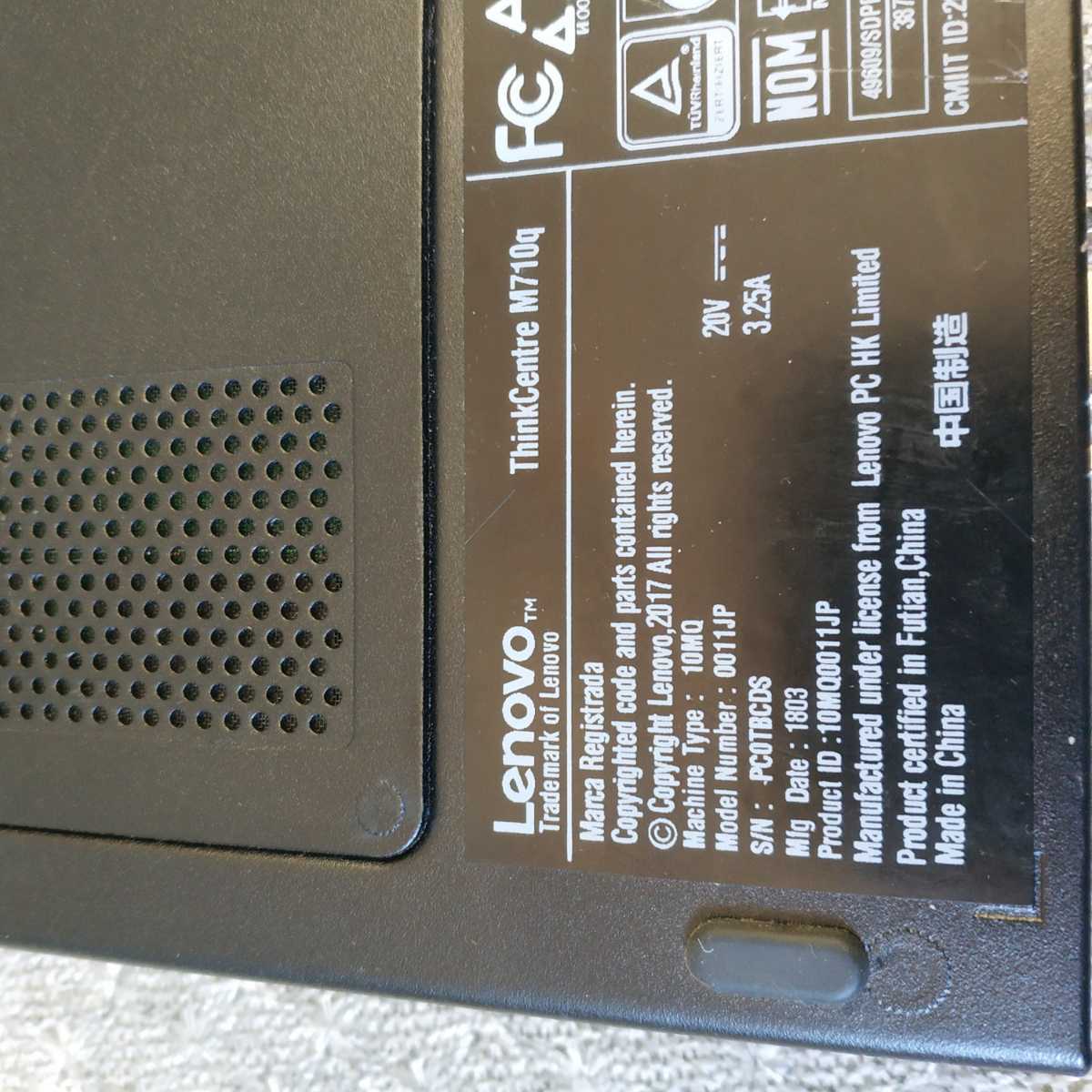 Windows 11・10・7 OS選択可 LENOVO ThinkCentre M710q Windows 11・10・7 OS選択可 LENOVO ThinkCentre M710q