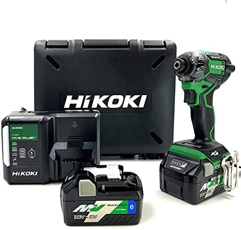 HiKOKI(ハイコーキ) 【2021年モデル】第2世代36Vインパクトドライバ アグレッシブグリーン 小型軽量化 ビット振れ軽減