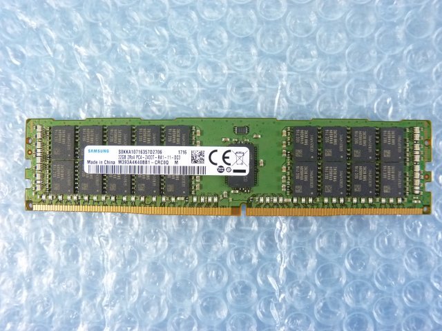 1MYB // 32GB DDR4 19200 PC4-2400T-RA1 Registered RDIMM 2Rx4 M393A4K40BB1-CRC0Q // Dell PowerEdge M630 取外//在庫7