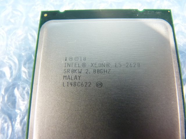 1MHC // Intel Xeon E5-2620 2GHz SR0KW 6Core Sandy Bridge-EP C2 Socket2011(LGA) MALAY // Supermicro 815-6 取外 //(同ロット)在庫2_画像2