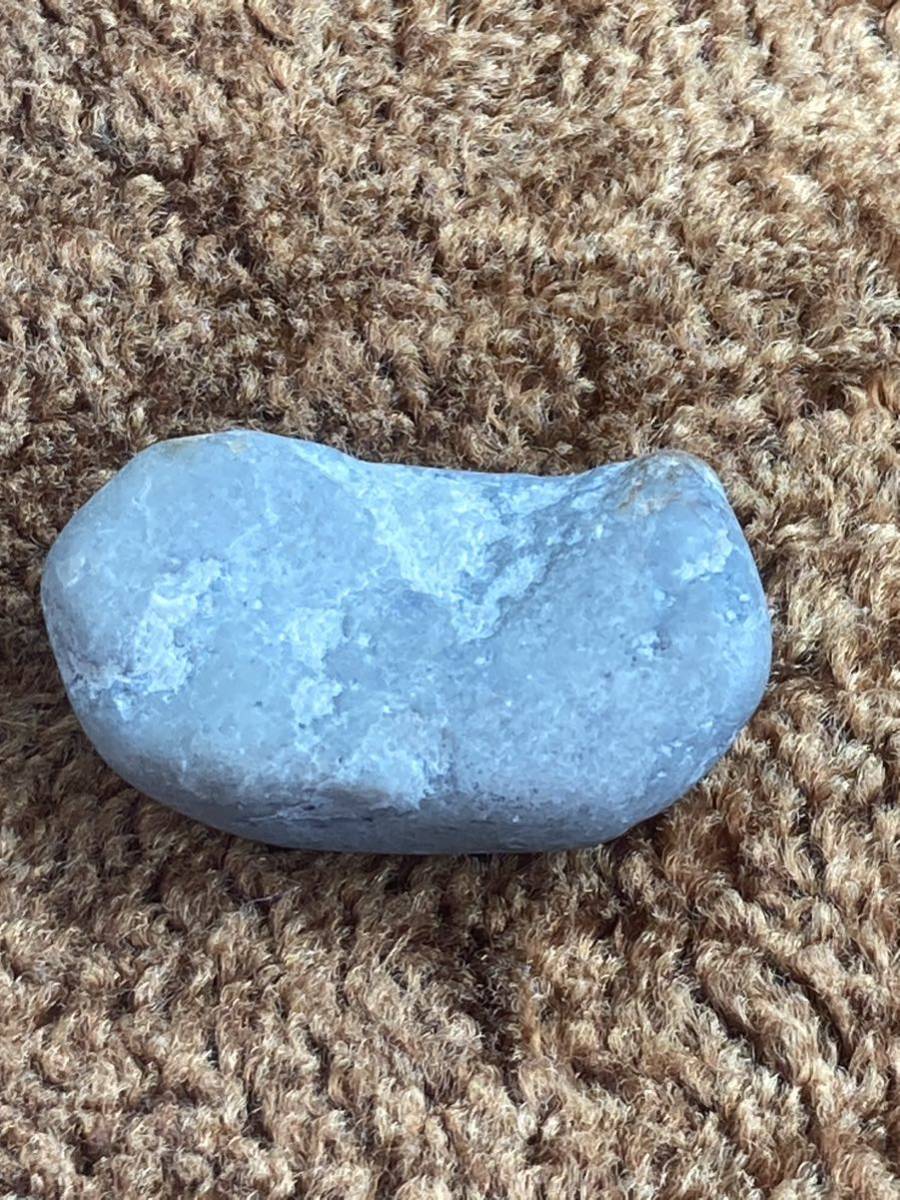 天然石　ゲルマニュウム原石(タンブル)重量約　17㌘　縦約　3.8㌢　横約　2.7㌢厚み　約　1.2㌢_画像1