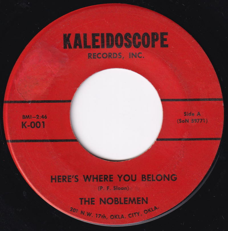 The Noblemen Here's Where You Belong West Coast Pop Art Experimental Band Phil Sloan P.F. Sloan Sloan & Barri